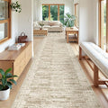 3x18 Runner Rug Non Slip (Brown/Ivory / 3' x 18' (Runner))