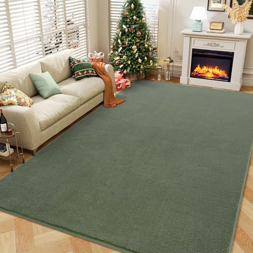 Sage Green Area Rugs for Bedroom Living Room (6' x 9' (Rectangular) / Sage Green)