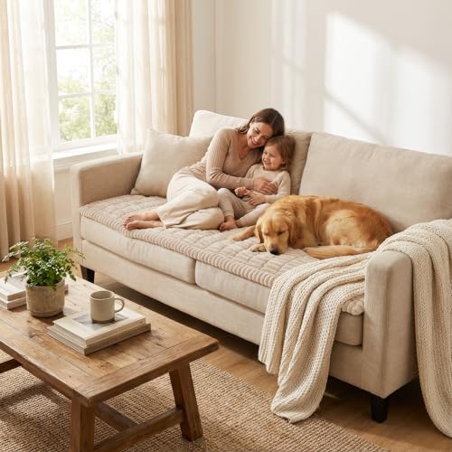Couch Cover for Dogs (Apricot / 27.6"x70.9")