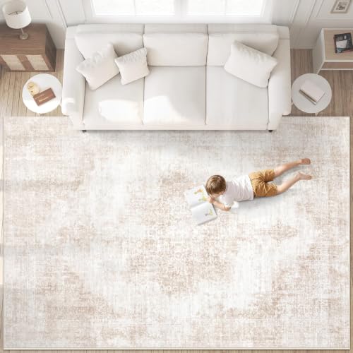 Area Rug 9x12 Vintage Rugs (Beige / 9' X 12' (Rectangular))