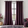 Velvet Curtains Purple Orchid 52 x 96 Inch Length Set of 2 (Purple Orchid / 52"W x 96"L (Pack of 2))