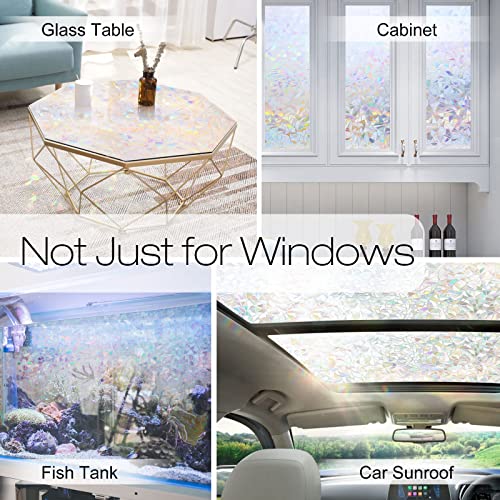 Rainbow Window Privacy Film (17.5" x 157.4" / Clear)