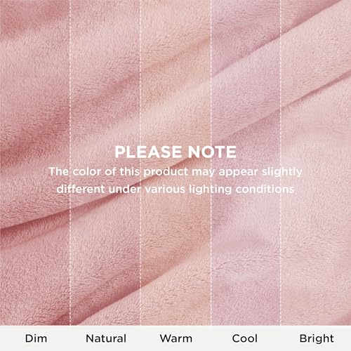 Fleece Blanket Twin Blanket Pink (Pink / Twin XL (66" X 90"))