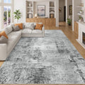 9x12 Area Rug (Black Gray / 9' x 12' (Rectangular))