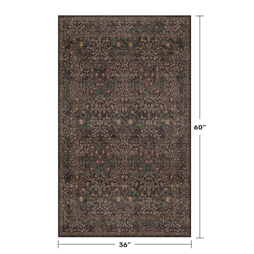 Boho Dark Brown 3x5 Large Entryway Rug (Dark Brown / 3' x 5' (Rectangular))