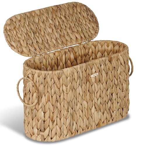 Toilet Paper Storage Basket (Natural(water Hyacinth))