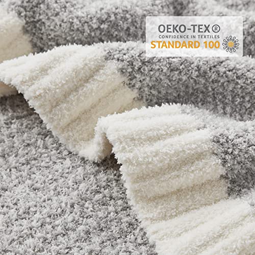 Buttery Grey Throw Blanket for Couch (Heather Grey / Throw (50"x60"))