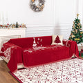 Couch Covers Couch Cover for Dogs Washable Couch Covers for Sectional Sofa Sofa Covers for 3 Cushion Couch Sofa Cover for Living Room Furniture Protector for Pets (71" x 134" / 6# Christmas)