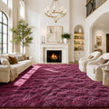 Area Rugs 9x12 Living Room (Burgundy / 9' x 12' (Rectangular))