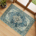 Washable Area Rug (Blue/Vintage Dark Blue / 3' x 7' (Rectangular))