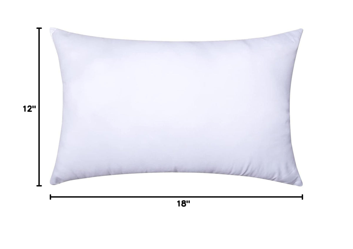 12x18 Inch Throw Pillow Insert for Couch Sofa Bed (12x18 Inch)