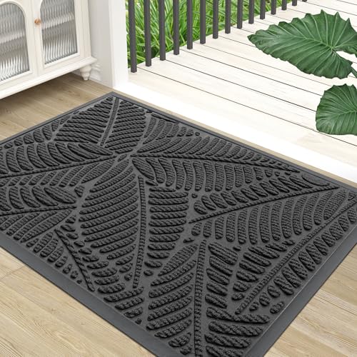 Waterproof Front Doormat (Light Grey / 71" X 47")