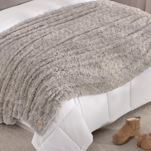 Adalee Queen Blanket (Brown / Full/Queen)