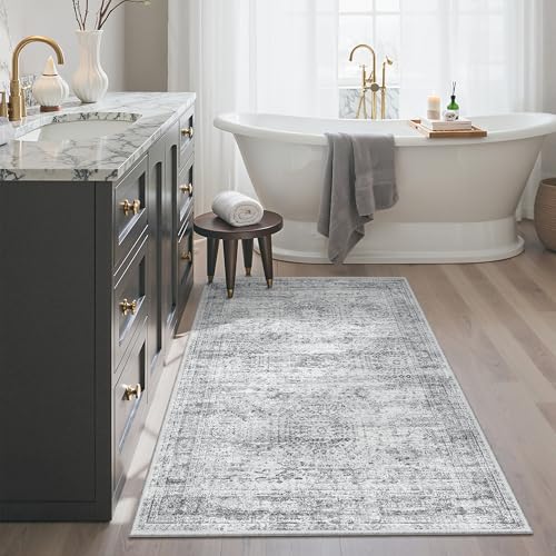 3x4 Rugs Non Slip (Grey / 3' x 4' (Rectangular))