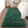 Soft Runner Rugs for Bedroom Hallways (2' x 6' (2 pcs) / Green)