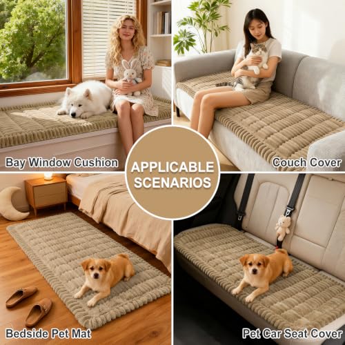 Couch Cover for Dogs (Khaki / 27.6"x82.7")