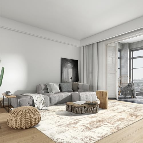 6x9 Area Rugs for Living Room (Beige Grey / 6' x 9' (Rectangular))