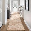 2'6"x12 Washable Runner Rug (Brick / 2'6" x 12' (Runner))