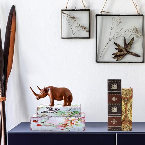 Wooden Decorative Book Boxes 3 (Vintage)
