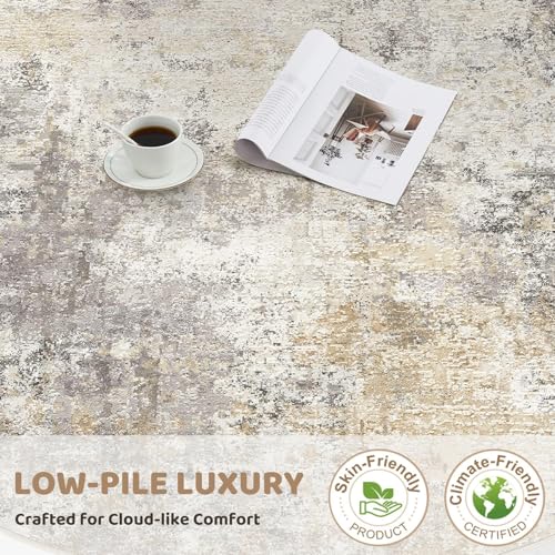 11x14 Area Rug Living Room Rugs (Golden Grey / 11' x 14' (Rectangular))