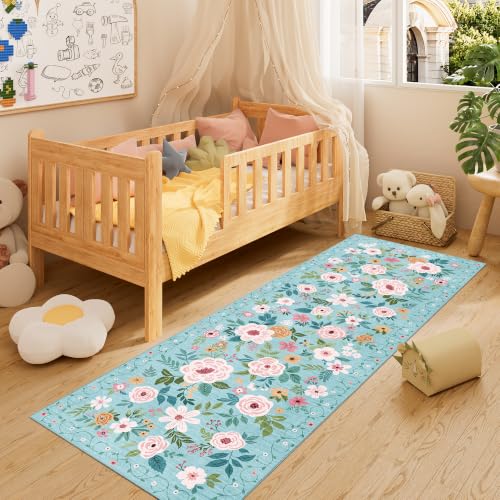 2.6x8 Runner Rug (Teal / 2'6" x 8' (Rectangular))