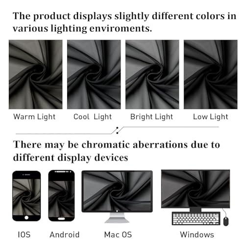 Black Sheer Curtains 78 Inches Long 2 Panels Set (Black / 42"W x 78"L (Pack of 2))