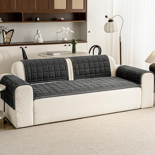 Couch Covers for Dogs (Dark Grey / 1PC/27.6"x82.7")