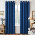 Blackout Curtains 84 inches Long 2 Panels Set (Royal Blue / 42"W x 84"L (Pack of 2))
