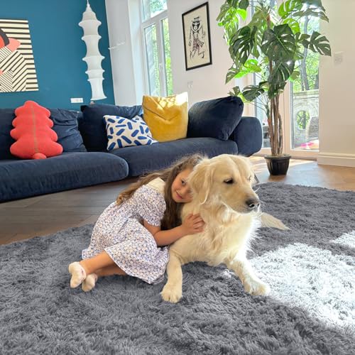 2x5 Machine Washable Runner Rugs for Hallway (2x5 Ft / Light Grey)