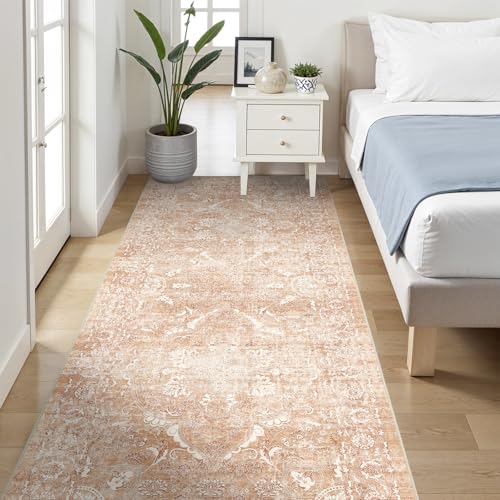 4x8 Washable Hallway Runner Rug (Brick / 4x8)