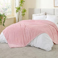 Pink King Blanket for Bed (Pink-1 / King(108"x90"))