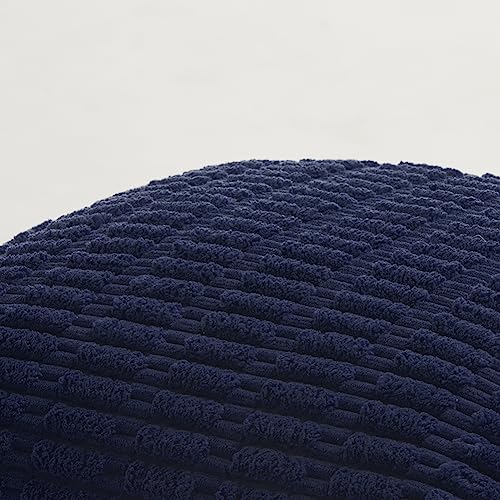 4 Packs Navy Blue Decorative Throw Pillow Covers 12x24 Inch for Living Room Couch Bed Sofa (24" x 12" (Pack of 4) / Navy Blue)