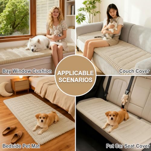 Couch Cover for Dogs (Apricot / 27.6"x59")