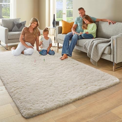 7x10 Area Rugs for Living Room (2- Ivory / 7' x 10' (Rectangular))