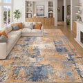 9x12 Area Rug (Orange/Blue / 9' x 12' (Rectangular))