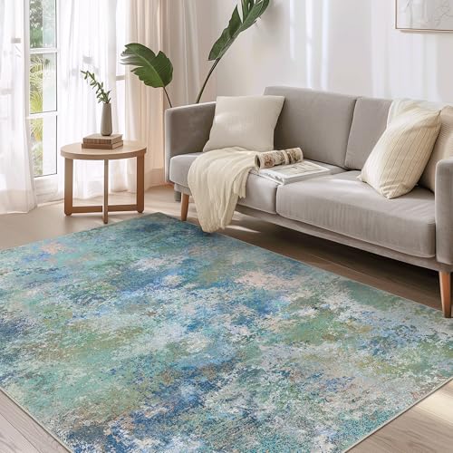 5x7 Area Rugs for Bedroom (Aquamarine/Blue Green / 5' x 7' (Rectangular))