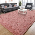 4x6 Fluffy Blush Pink Area Rugs for Living Room Girls Bedroom (Blush / 4' X 6' (Rectangular))