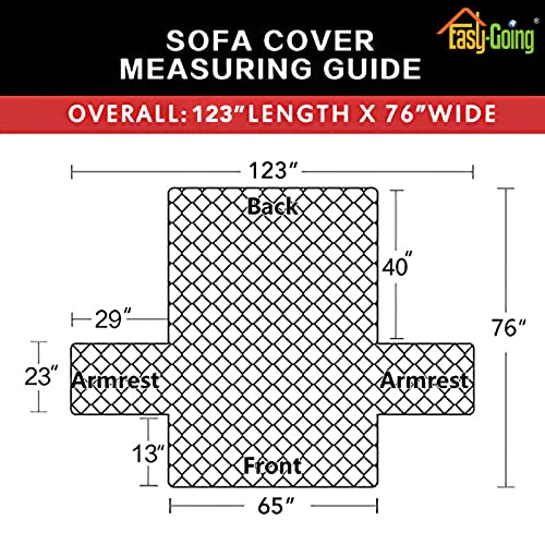 Reversible Couch Cover (Ivory/Ivory / Large Sofa)
