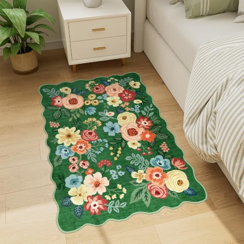 2x3 Rug for Entryway (Dark Green (Big) / 2' x 3' (Rectangular))