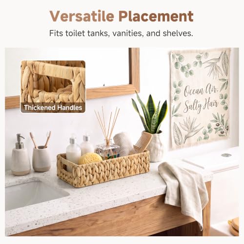 Toilet Paper Basket (Natural (Water Hyacinth) / 14¼" L x 6¾" W x 3¾" H)