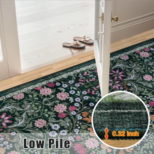 Area Rug 10x12 Living Room (Dark Green / 10' x 12' (Rectangular))