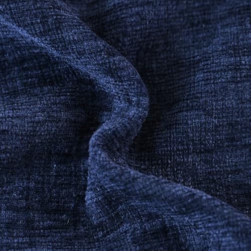 Decorative Couch Throw Pillow Covers 26 X 16 Inches Navy Blue (26" x 16" (Pack of 2) / Navy Blue)