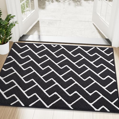 Front Door Mat 48x32 (Deep Black / 48" X 32")
