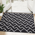 Front Door Mat 48x32 (Deep Black / 48" X 32")