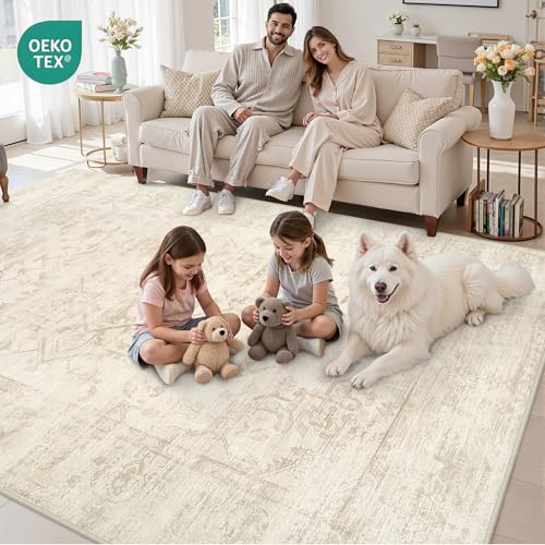 Area Rugs 9x12 Living Room (Beige/Brown / 9' x 12' (Rectangular))