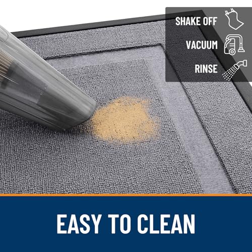 Front Door Mat Outside 47x32 (Classic Gray / 47" x 32")
