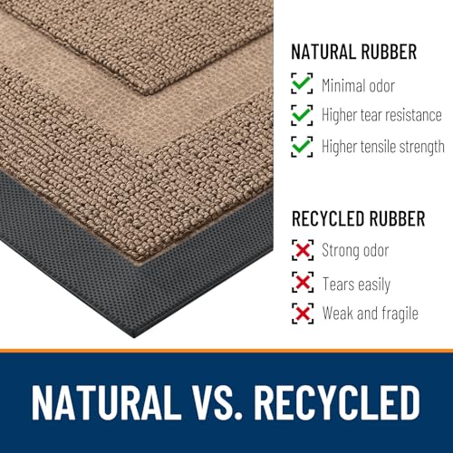 Front Door Mat Outside 33x21 (Mocha / 33" x 21")