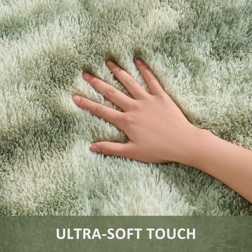 Green and White Area Rugs for Living Room 5x7 (Green and White / 5' x 7' (Rectangular))