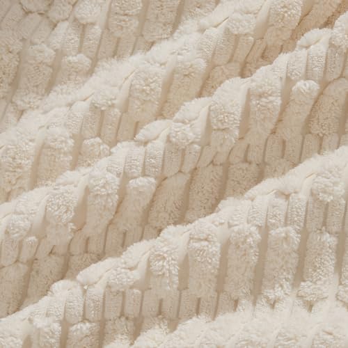 4 Packs Decorative Throw Pillow Covers for Living Room Couch Bed (20" x 12" (Pack of 4) / Cream)