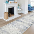 2'6 x 10' Runner Rug Non Slip (Blue/Brown/Ivory / 2'6" x 10' (Runner))